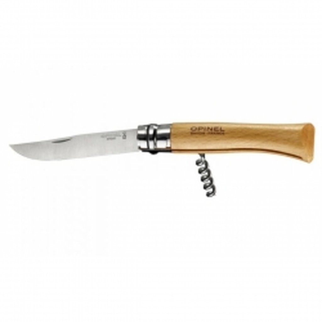 Opinel Proptrækker kniv N10 Stainless.