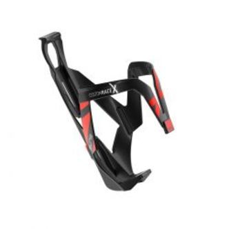 Elite Bottle Cage Custom RaceX Black Glossy, Red Graphic - Flaskeholder