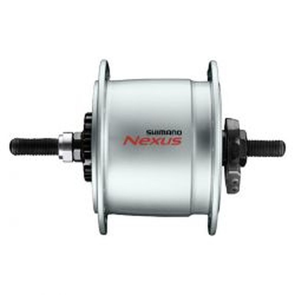 Shimano Dynamonav Dh-c6000 3,0w 36h Sølv, Møtrik, Rullebremse - Cykelnav