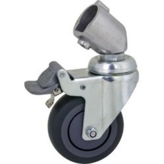 Kupo KC-080R 75mm Caster with Brake 22mm Round Adapter Set of Three - Diverse