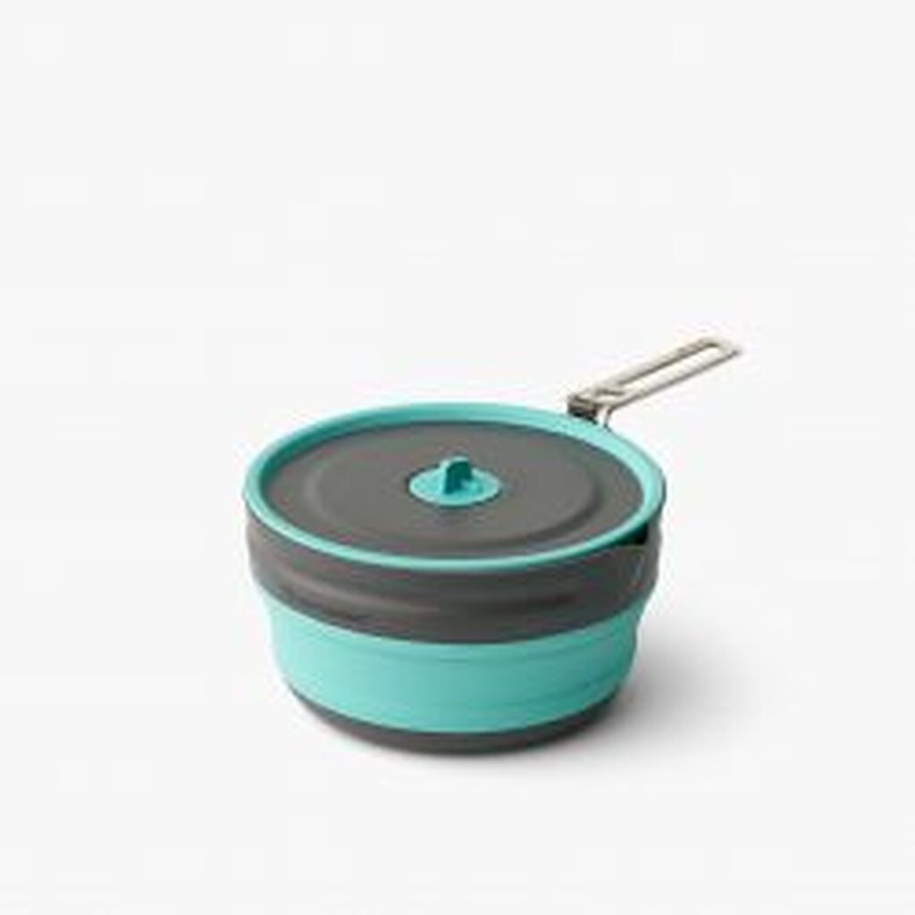 Sea To Summit Frontier Ul Collapsible Pouring Pot - 2.2l Aqua Sea Blue - Gryde