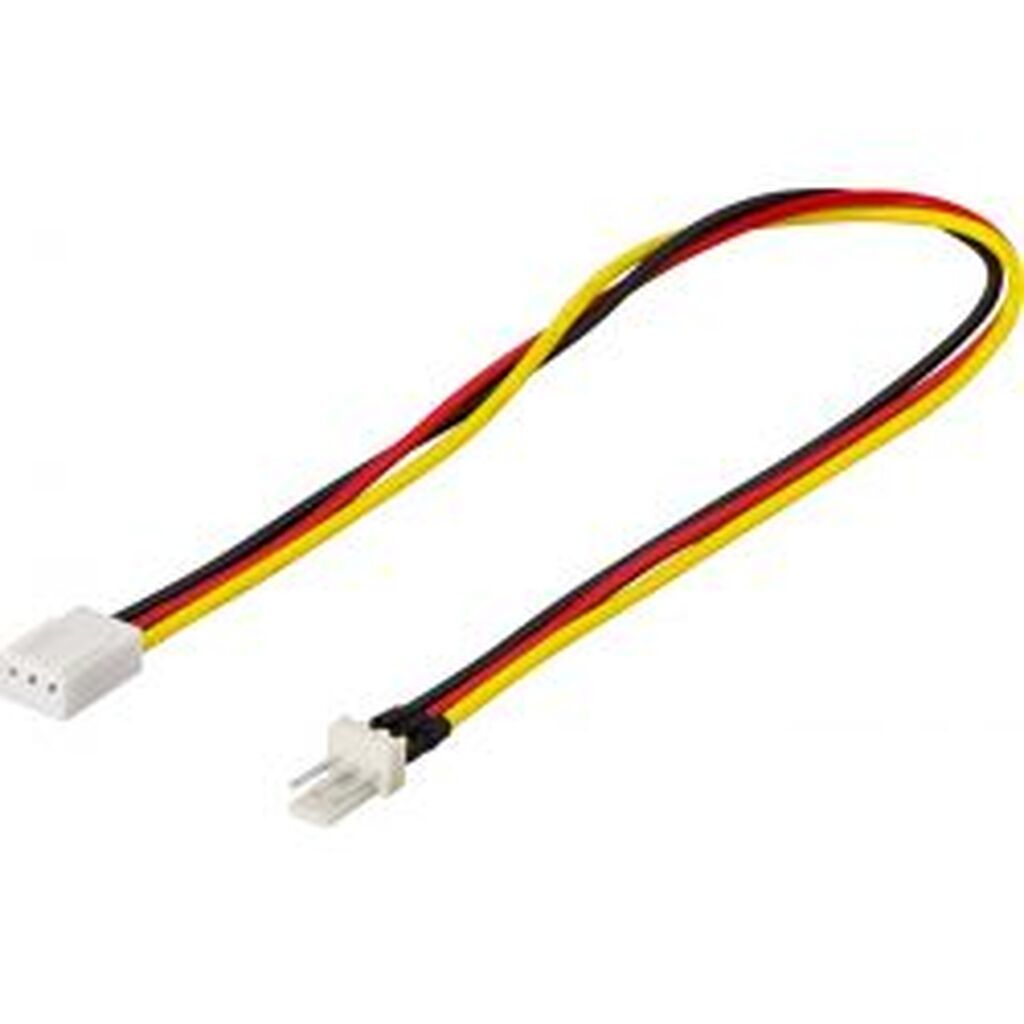 Deltaco Extension Cable For 3-pin Fans 30cm