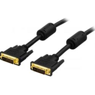 Deltaco Dvi Monitor Cable Dual Link, Dvi-d Ma, Ma 5m