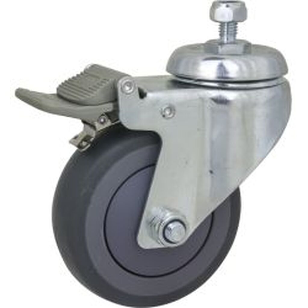 Kupo KC-100 100mm Caster with Brake M10 Thread Adapter Set of Three - Diverse