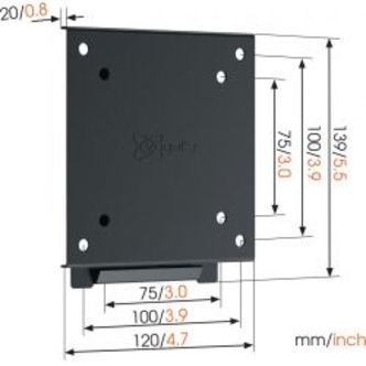 Vogels Ma1000 Vægbeslag Fladt 17-26 Tommer