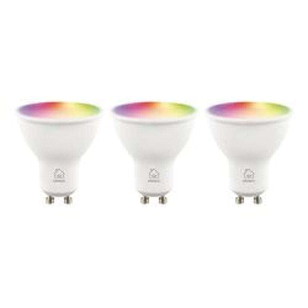 Deltaco Smart Home Led-lampe, Gu10, Rgb, 4.7w, 400lm, 3-pack - Pære