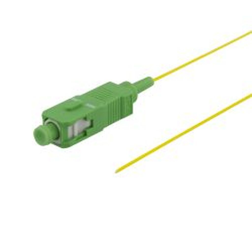 Deltaco Os2 Fiber Pigtail, Sc, Simplex, Apc, 9/125, 1,5m
