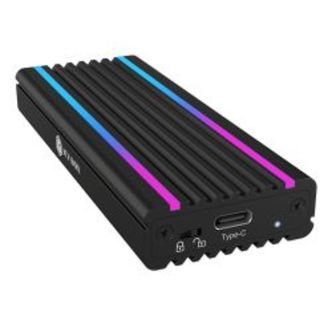 Icy_box Usb Type-c? Enclosure For M.2 Nvme Ssd, Rgb Illuminated