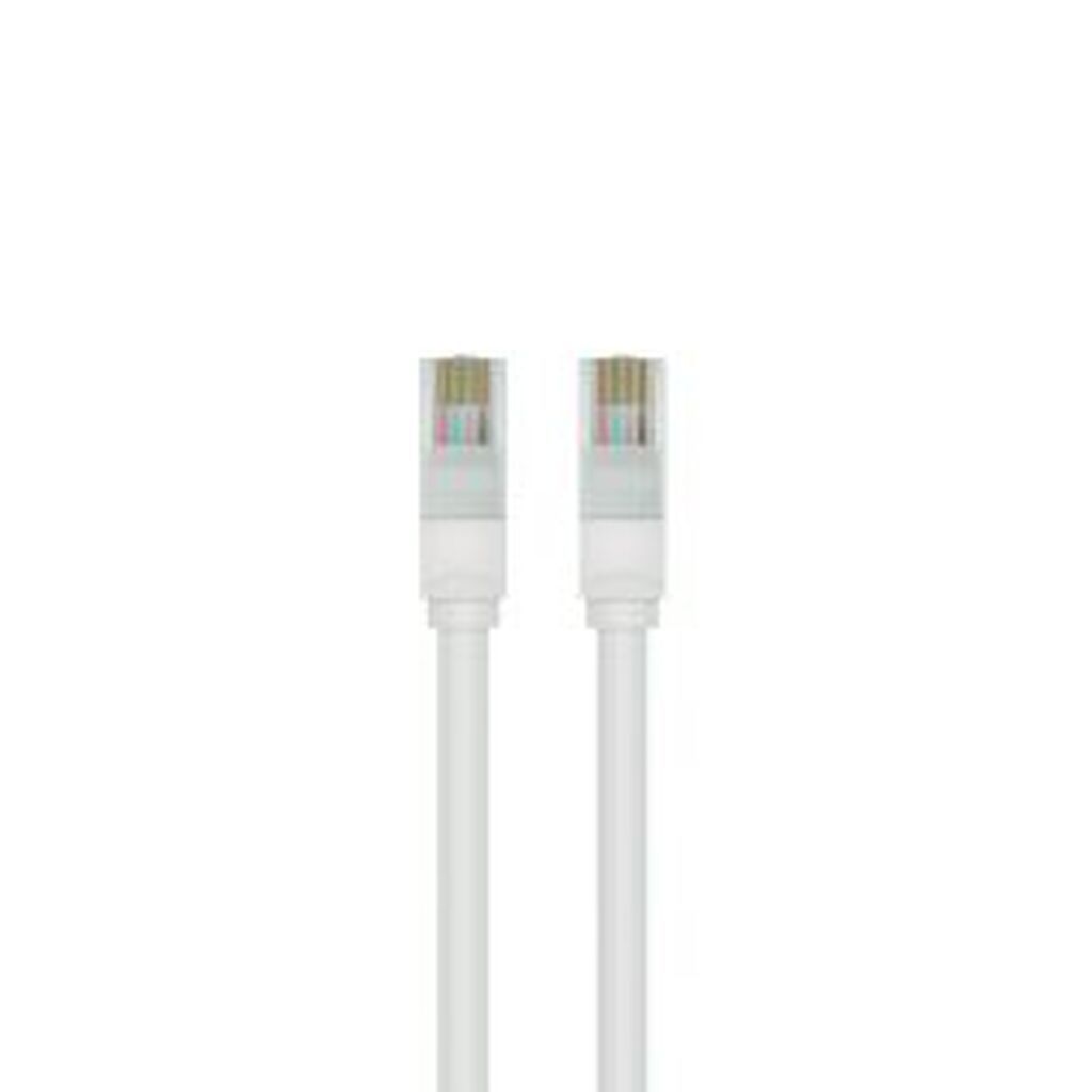 Qnect Utp Patch Cable Cat 5e, 3m, White - Ledning