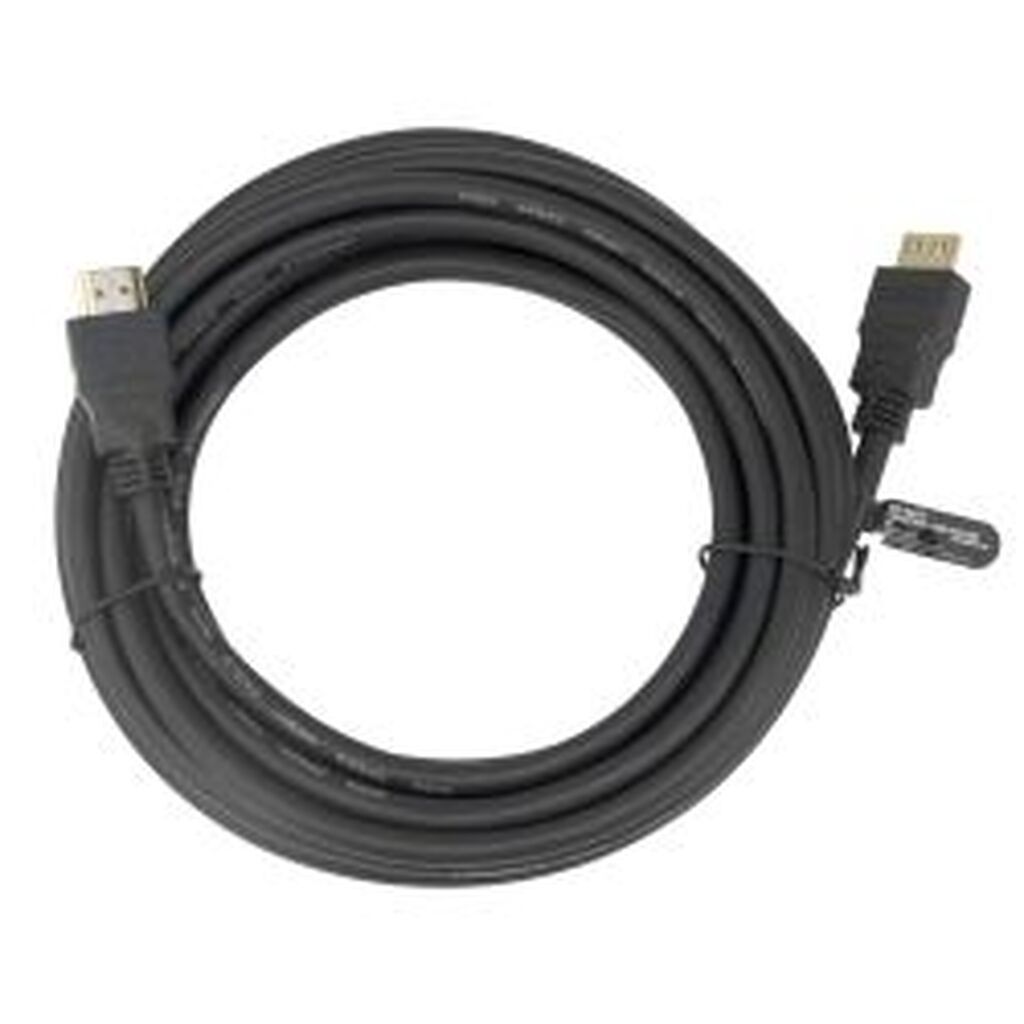 Deltaco High-speed Flex Hdmi Cable, 5m, W/lock, 4k/30hz, Black
