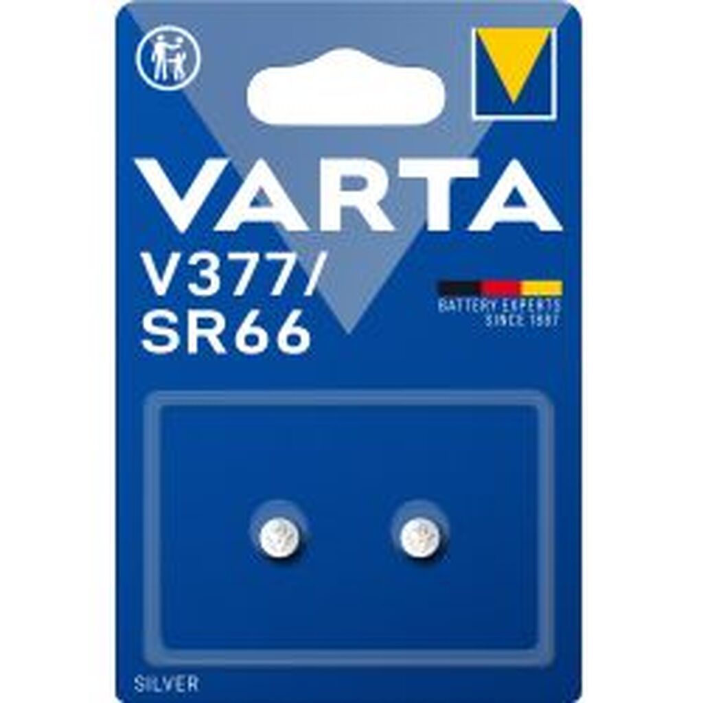 Varta V377/sr66 Silver Coin 2 Pack