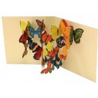 Pop-up Card 30 Butterflies