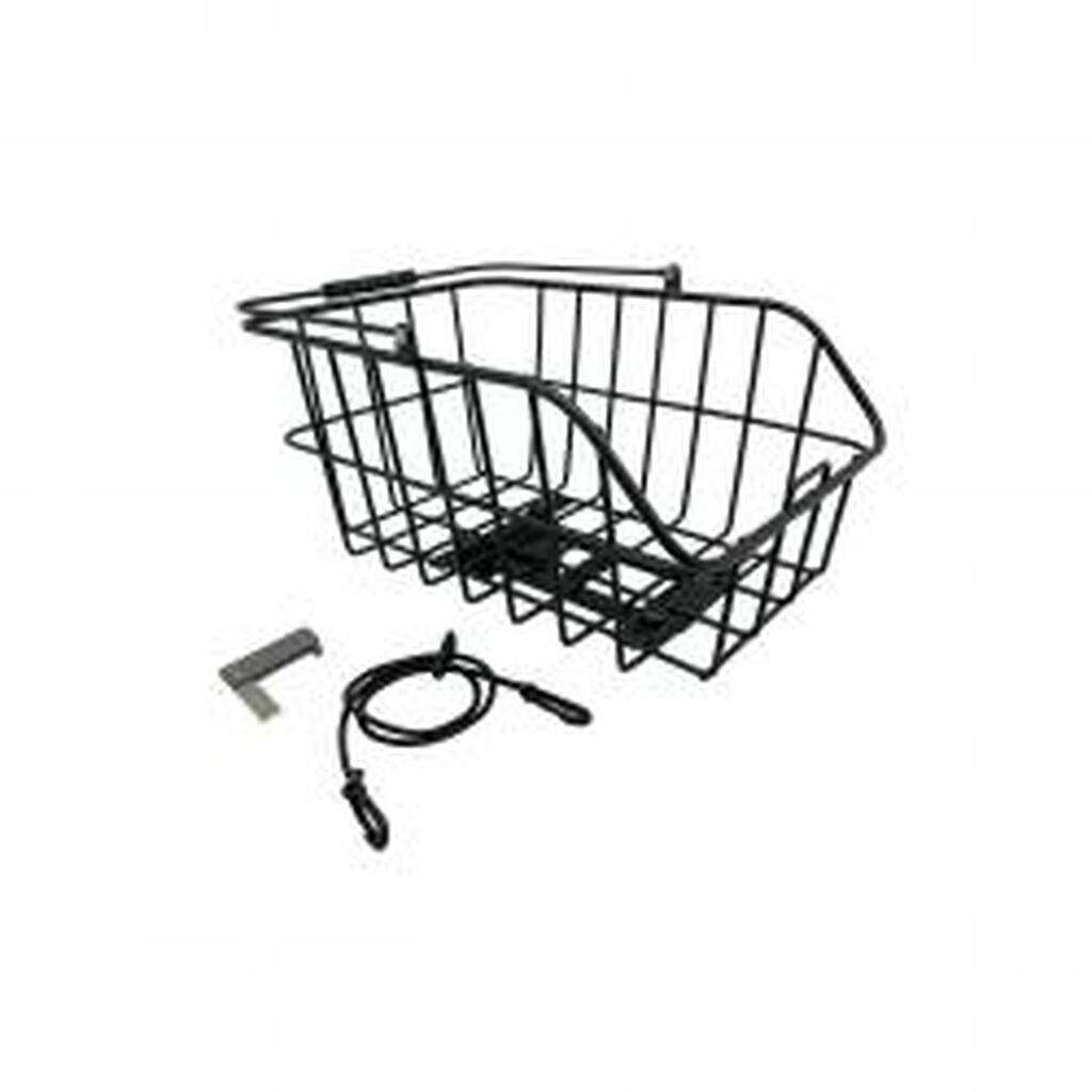 Mixbike Kurv Lyra, Sort, Mik Adapter - Cykelkurv