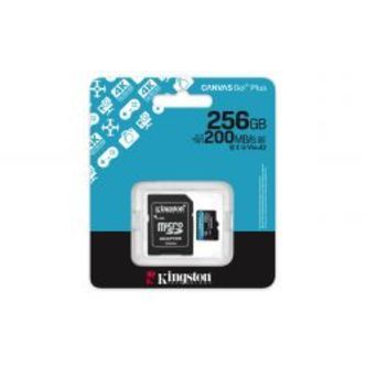 Kingston 256gb Microsdxc Canvas Go Plus Gen4 200mb/s A2 U3 V30 + Adp