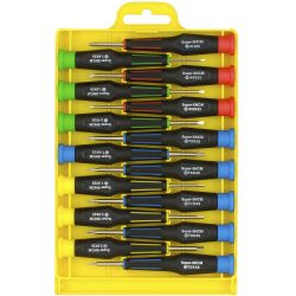 Deltacoimp Precision Chisel Set 15 Chisels Groove Philips/torx/hex