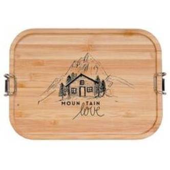 Roadtyping Stål Madkasse 1200 ml - Mountain Love