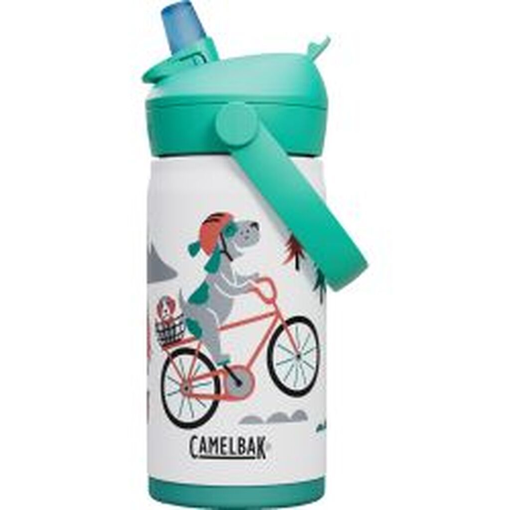 Camelbak Thrive Flip Straw Kids Vss 12oz - Biking Dogs - Str. .35L / 12 oz - Drikkeflaske