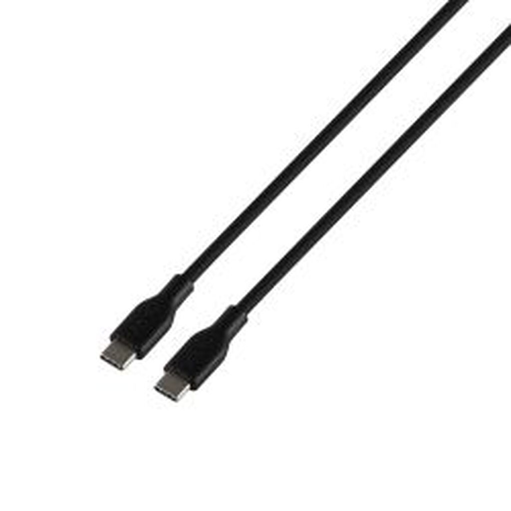 Deltaco Usb-c - C Usb2.0 Spr Cable, Silicone, 1,5m, Black