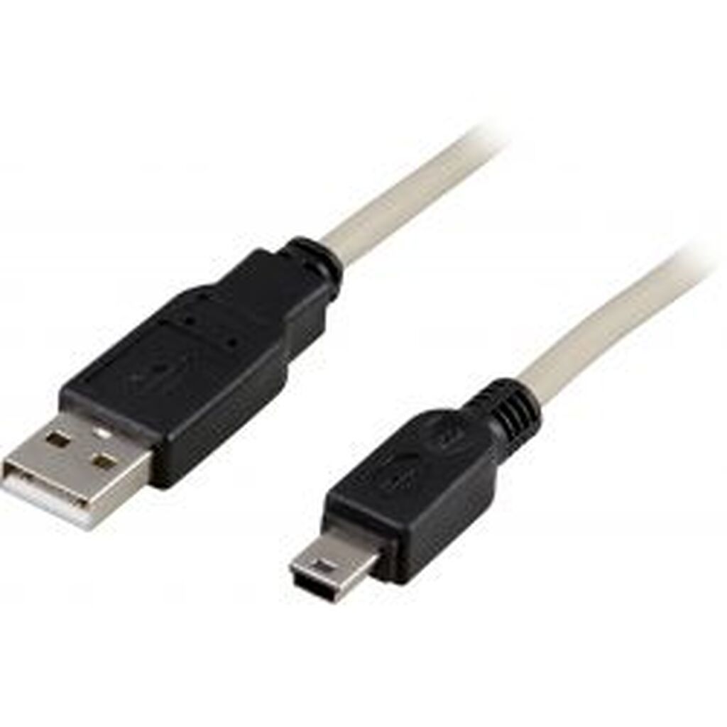 Deltaco Usb 2.0 Cable Type A Male - Type Mini B Male 1m