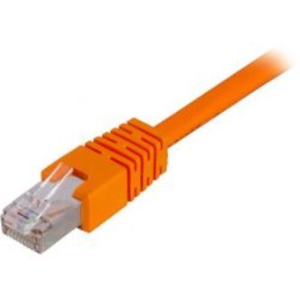 Deltaco F/utp Cat6 Patch Cable, Lszh, 0.7m, Orange