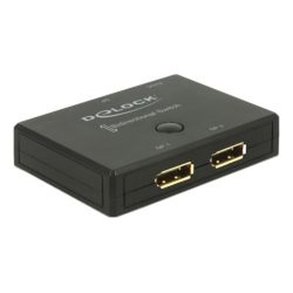 Delock Displayport 2 - 1 Switch Bidirectional 4k 60 Hz