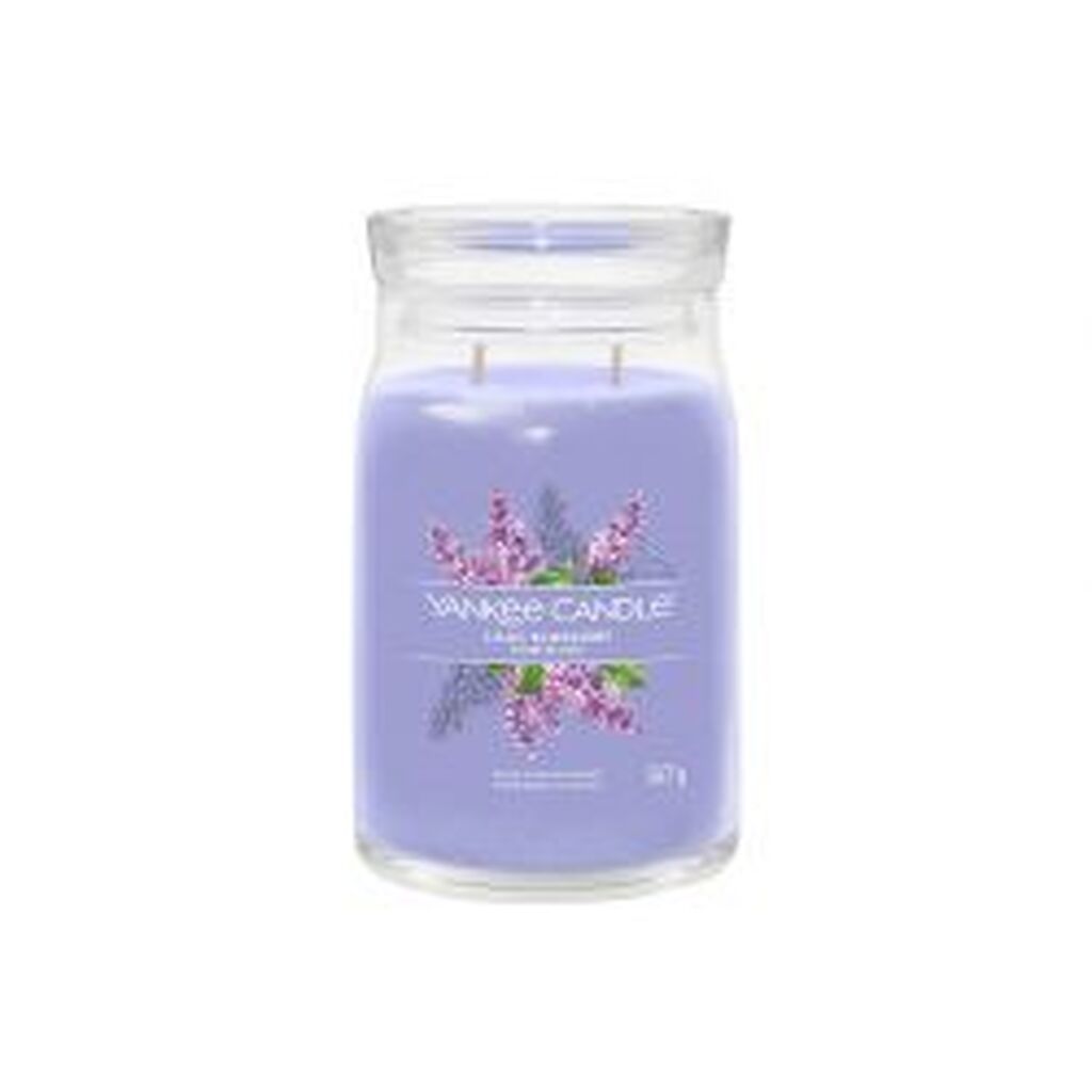 Yankee Candle Yc Signature - Large - Lilac Blossoms - Duftlys