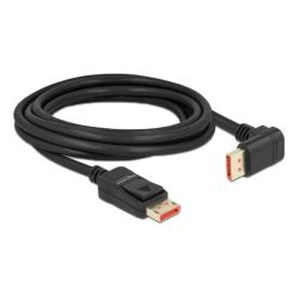 Delock Displayport Cable Male&gt;male 90Â° Downwards Angled 8k 60hz 3m