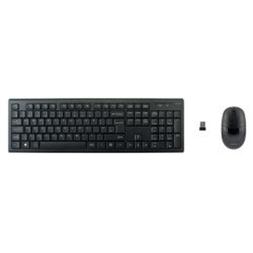 Deltaco Wireless Keyboard And Mice Usb Receiver 10m Range Uk Layout - Tastatur