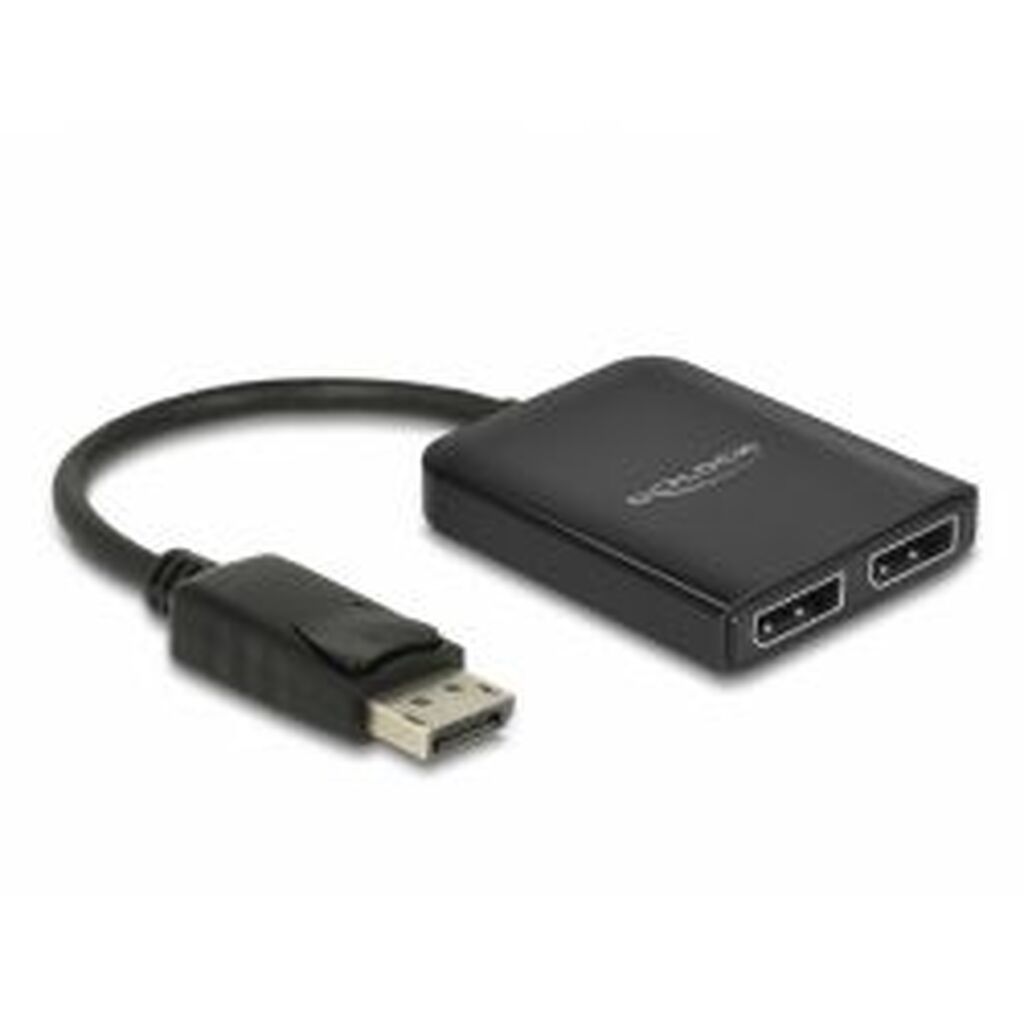 Delock Displayport 1.4 Splitter 1 X Displayport To 2 X Dp Mst
