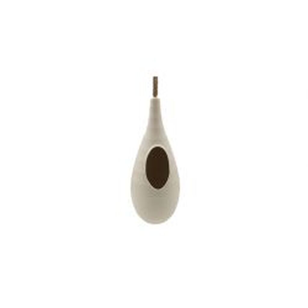 Point Virgule Bamboo Fiber Bird Feeder Drop Off-white - Diverse