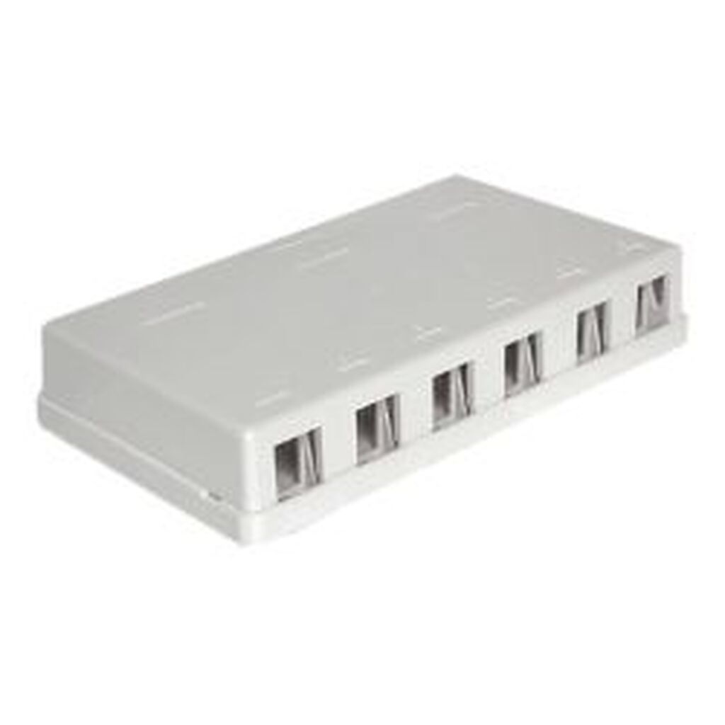 Delock Keystone Surface Mounted Box 6 Port
