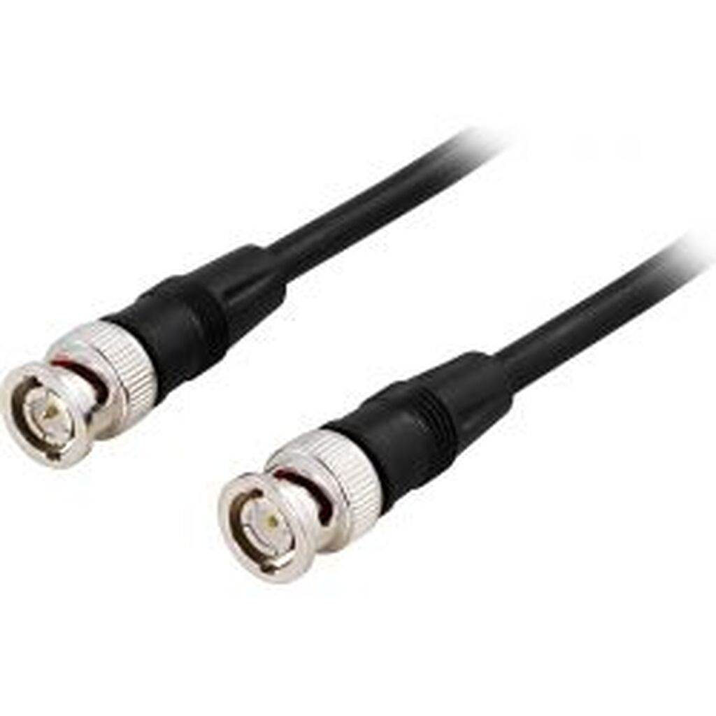Deltaco Coaxial Patch Cable, Rg59, Bnc Ma-ma, 75 Ohm, 10m, Black