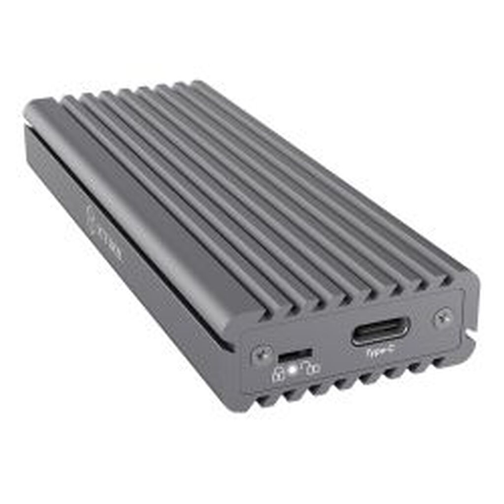 Icy_box External Type-c Aluminium Enclosure For M.2 Nvme Ssd, Silver