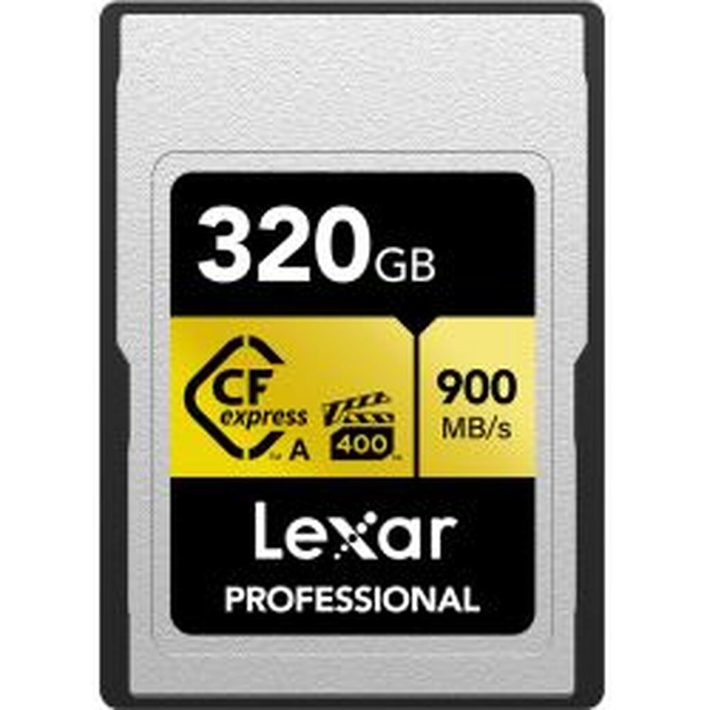 Lexar CFexpress Pro Gold R900/W800 (VPG400) 320GB (Type A) - Hukommelseskort