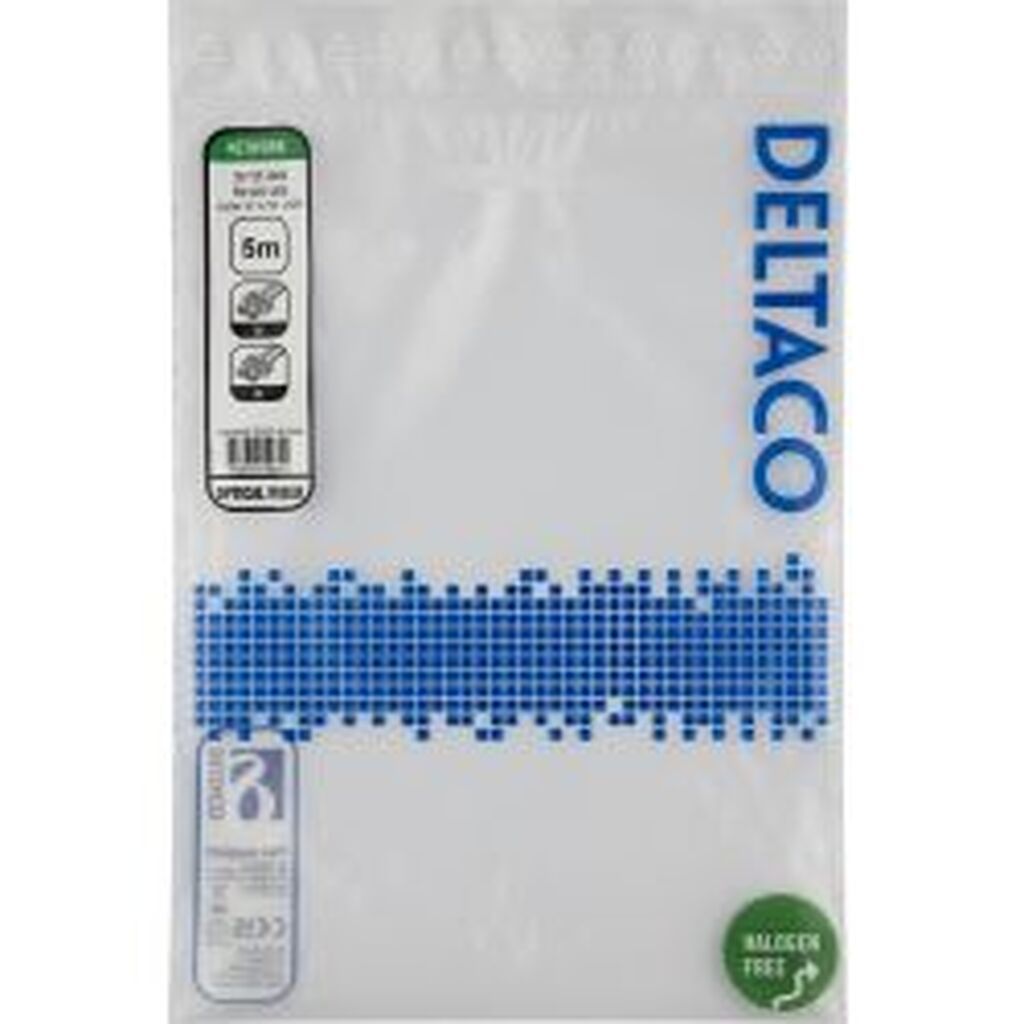 Deltaco Om4 Fiber Cable, Sc - Sc, Duplex, Multimode, 5,0m