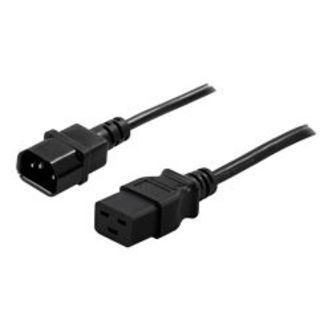 Powerwalker Iec Extension Cable, 10a, C14/c19, 180cm, Black
