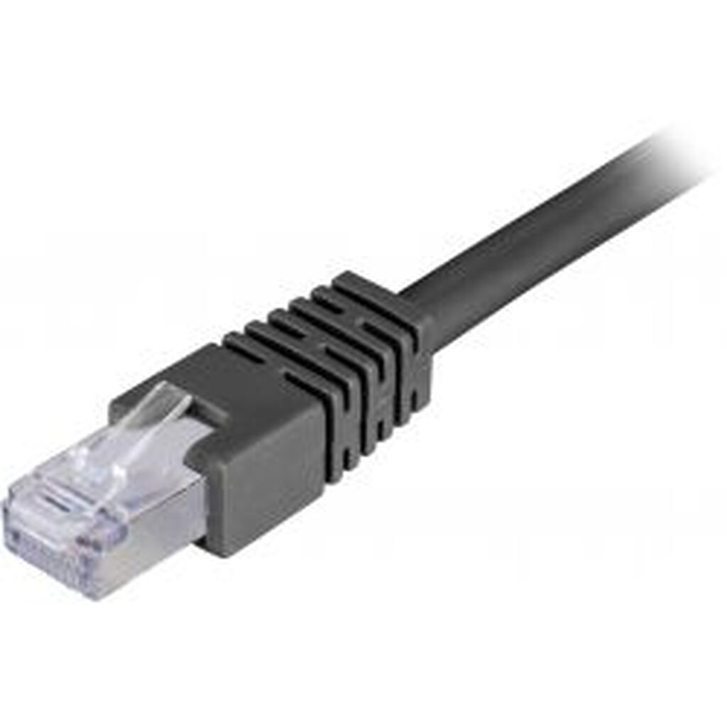 Deltaco F/utp Cat6 Patch Cable, 50m, 250mhz, Delta, Lszh, Black