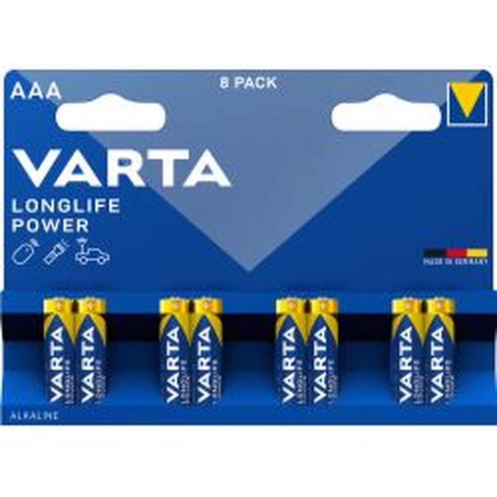 Varta Longlife Power Aaa 8 Pk