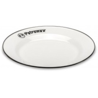 Petromax Enamel Plates White 2 Pieces (26 Cm) - Tallerken
