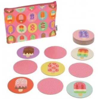 Petit Collage Ice Pops Matching Game - Spil