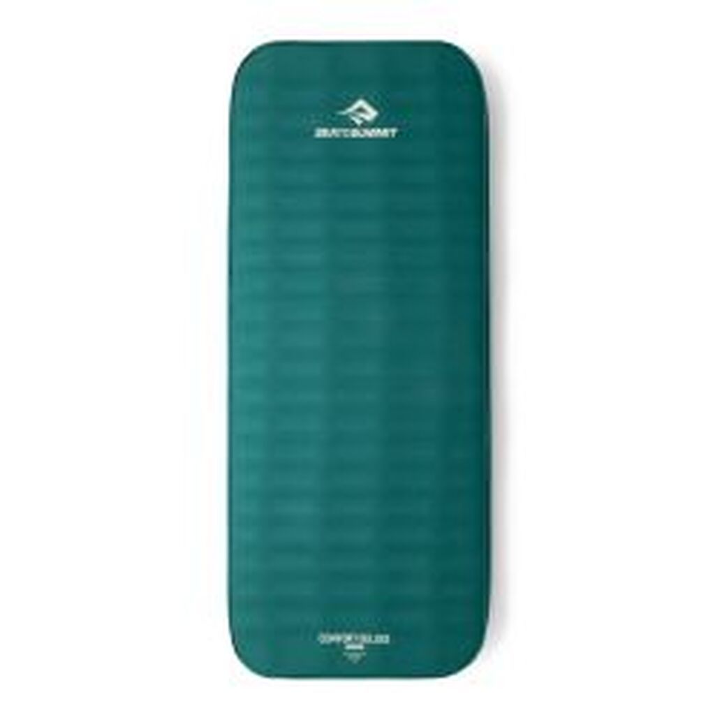 Sea To Summit Comfort Deluxe Self Inflating Mat - Large Rectangular Wide Rain Forest - Liggeunderlag