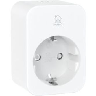 Deltaco Smart Home, Smart Plug With Energy Monitoring, 16a, 2-pack - Stikdåse