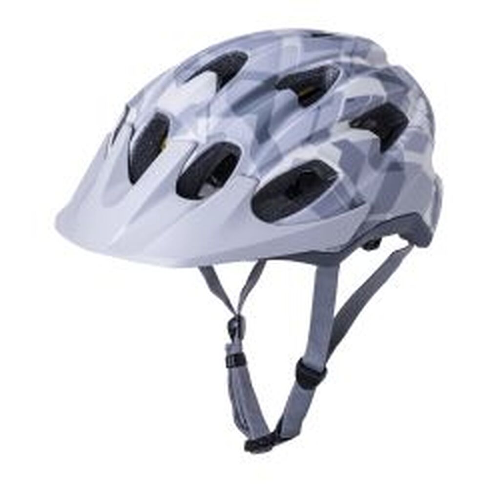Kali Pace Mat Camo Grå 54-58cm S/m - Cykelhjelm
