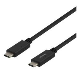 Deltaco Usb 2.0 Cable, Type C - Type C, 3m, Black