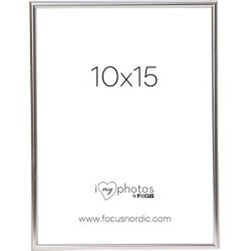 Focus Can-Can Shiny Silver 10x15 - Ramme
