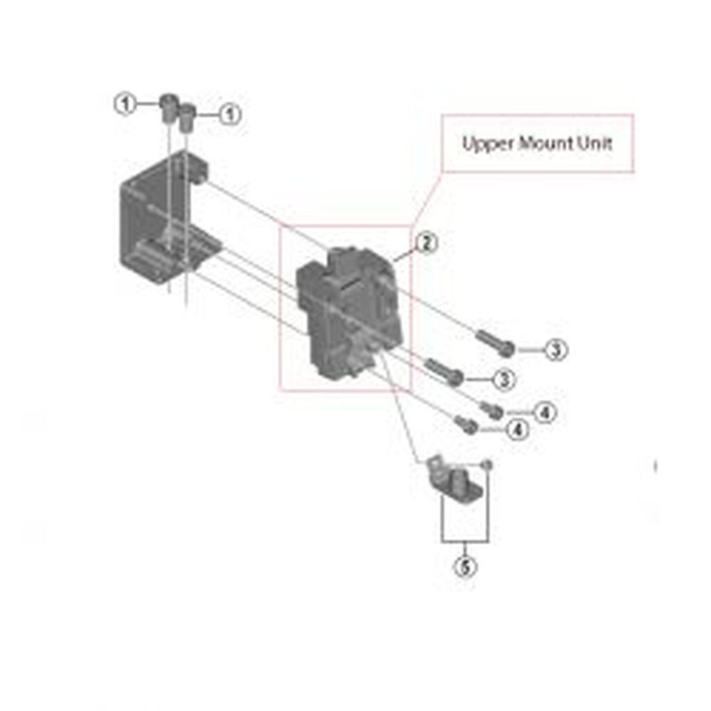 Shimano Upper Mount Unit Bm-e8031 - Cykelreservedele