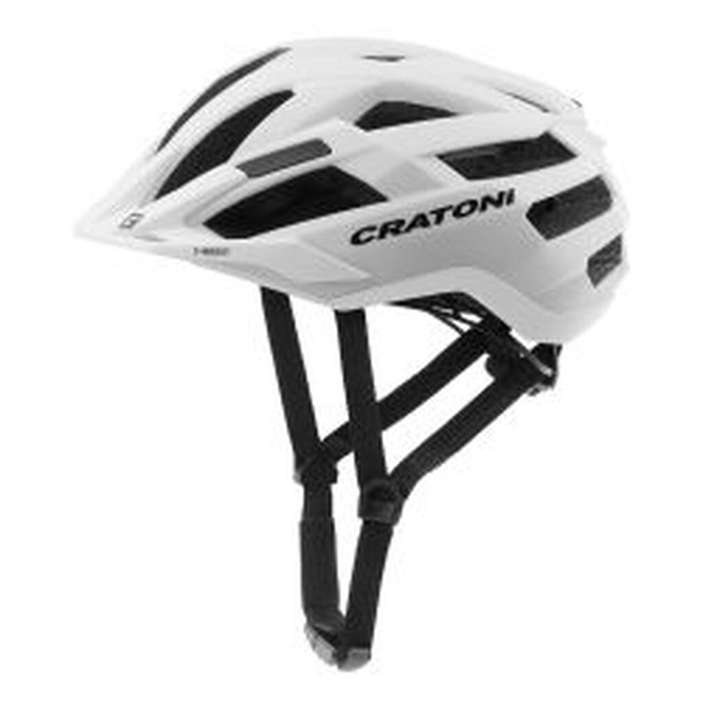 Cratoni C-boost - White matt - Str. S-M (54-58 cm) - Cykelhjelm