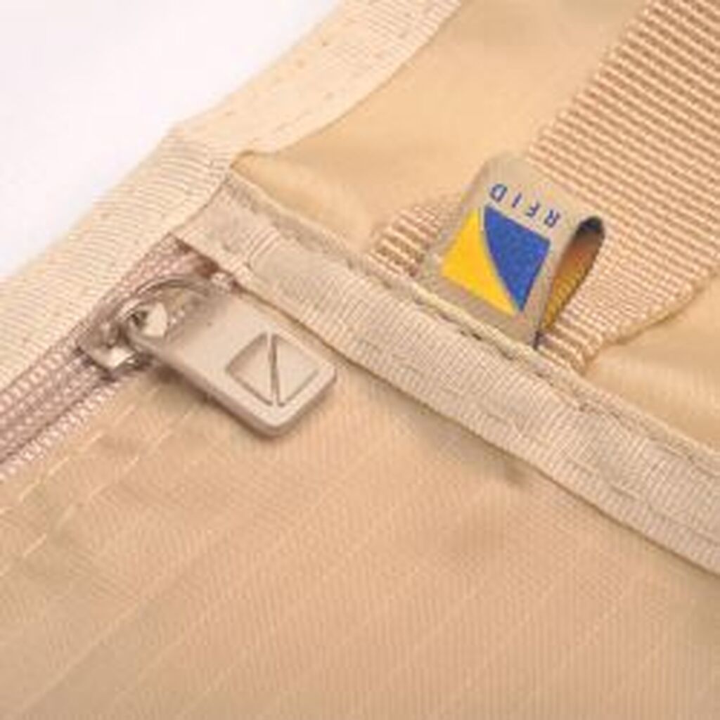 Travelblue Money Belt,rfid Protected, Mix Color Beige & Black