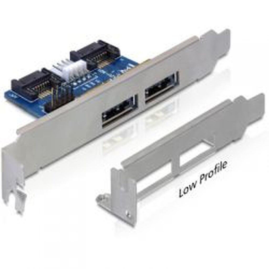 Delock Power Over Esata-bracket, 2xesata