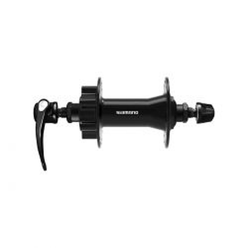 Shimano Front Hub 100/32 Black Hb-qb400 Disc Brake (6 Bolt) - Cykelnav
